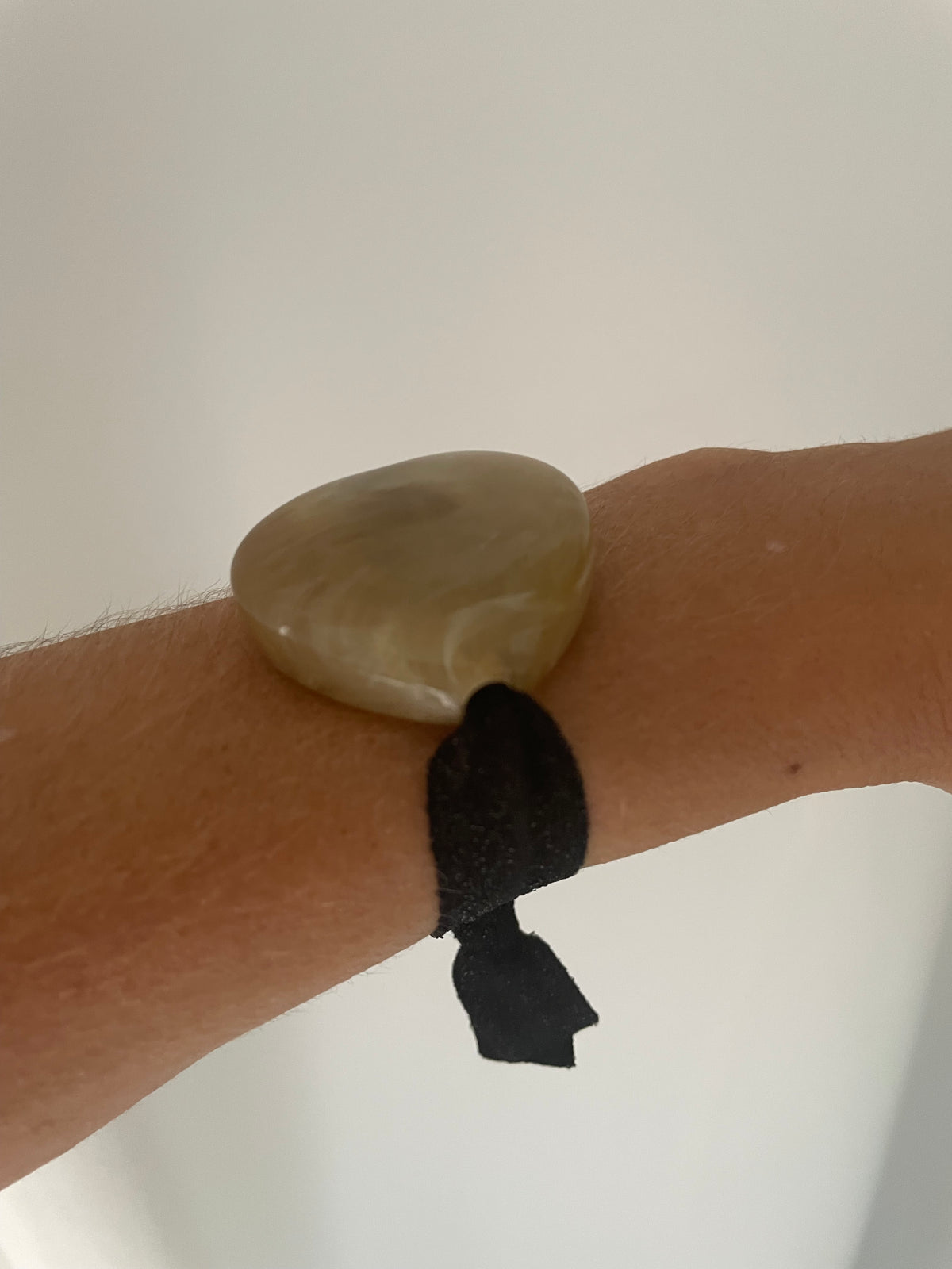 Bracelet Big Cœur – Gros cœur acrylique marbré
