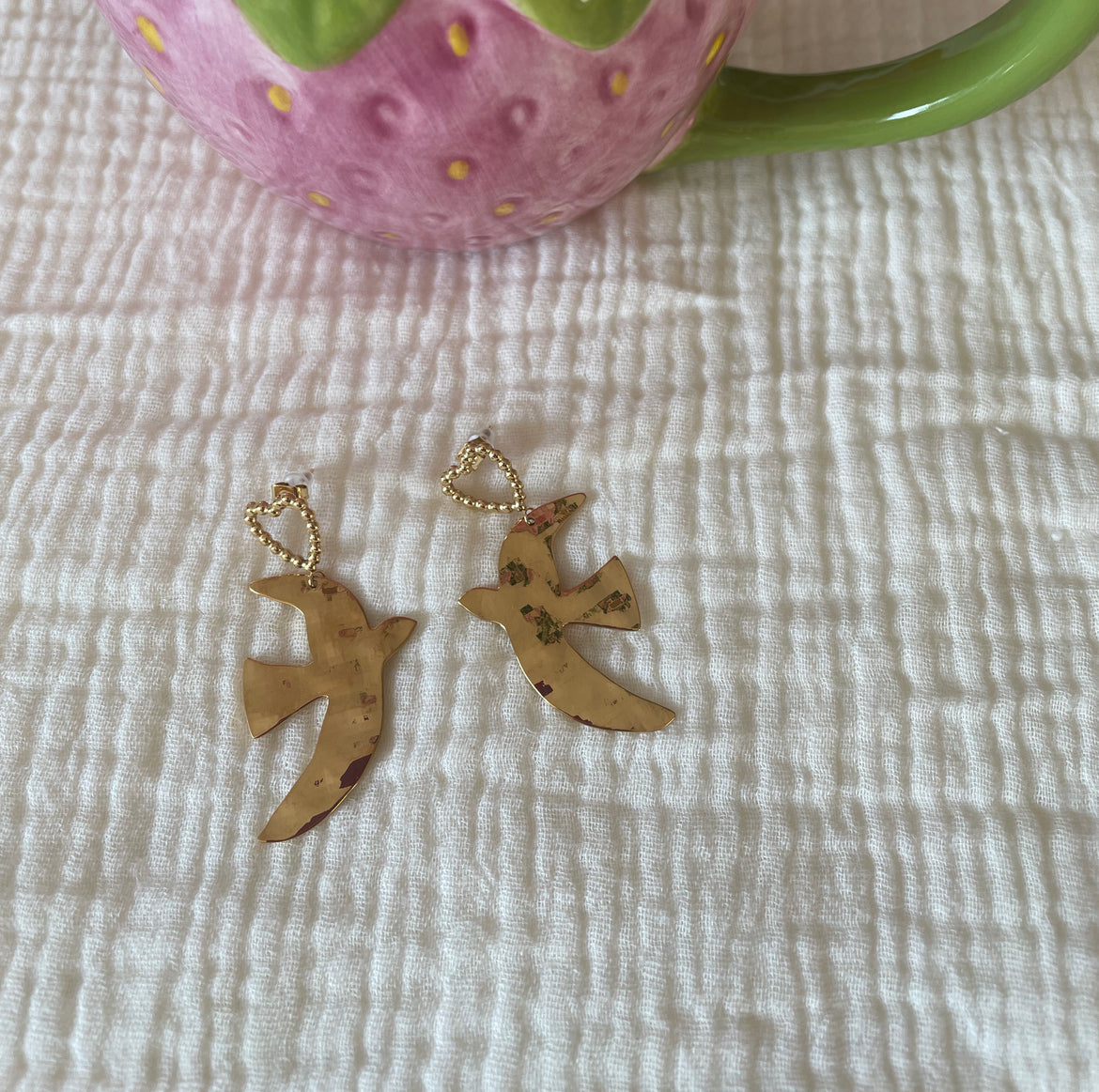 Pájaro, boucles d’oreilles