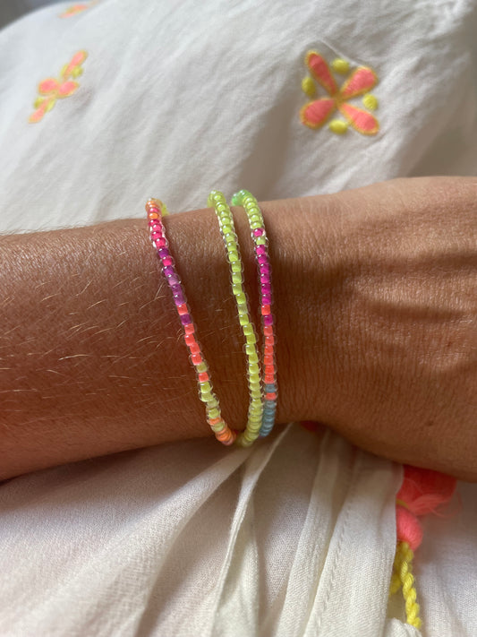 Bracelet trio neon