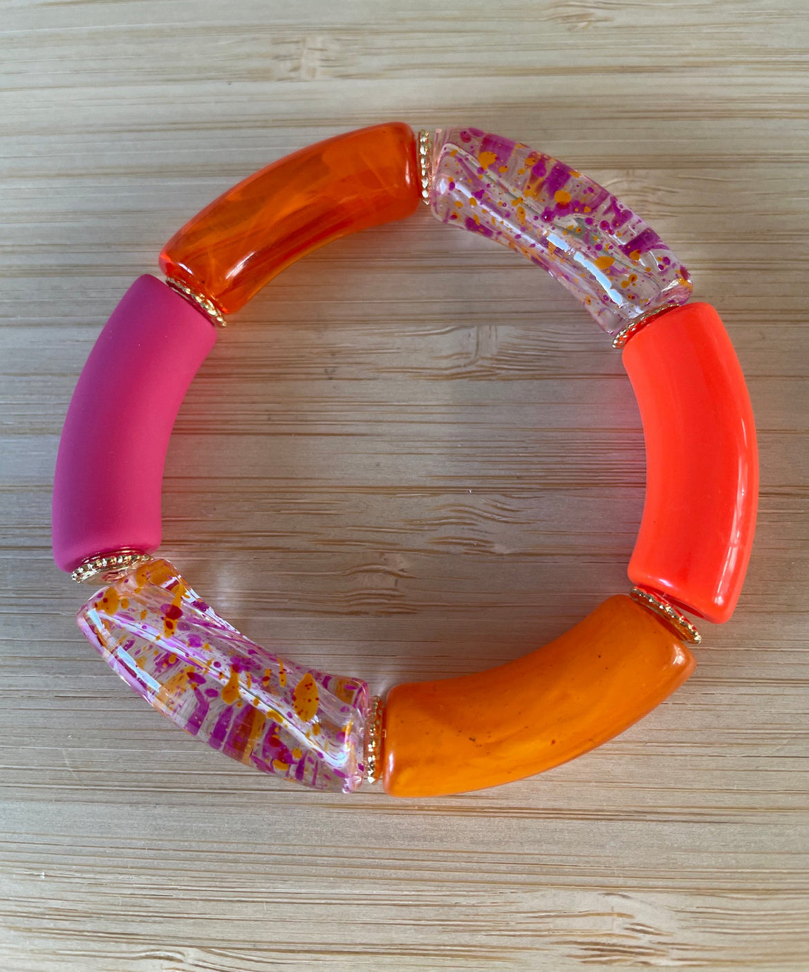 Mila or pink/orange, bracelet