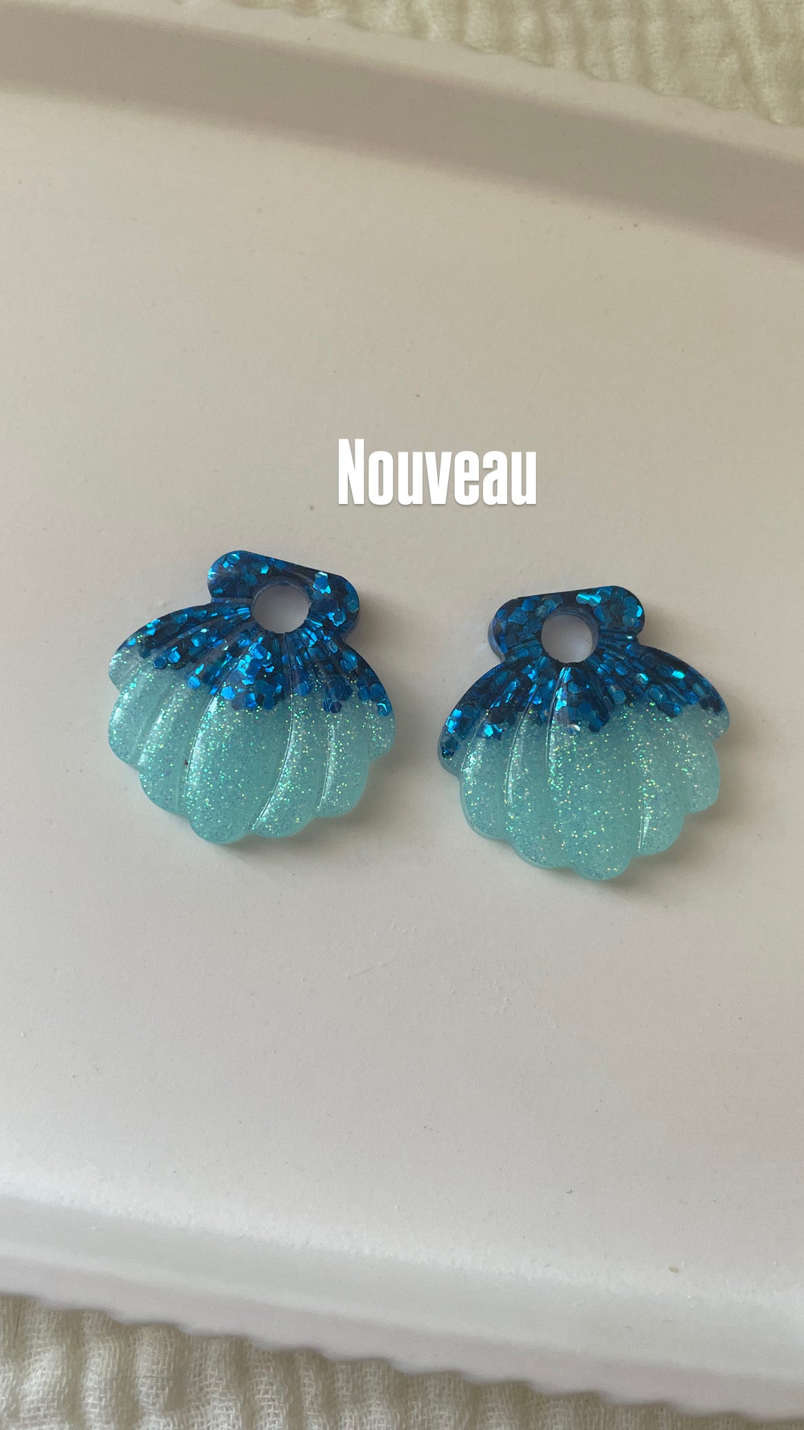 Shell – Charms Coquillage en Résine Fait Main Interchangeable