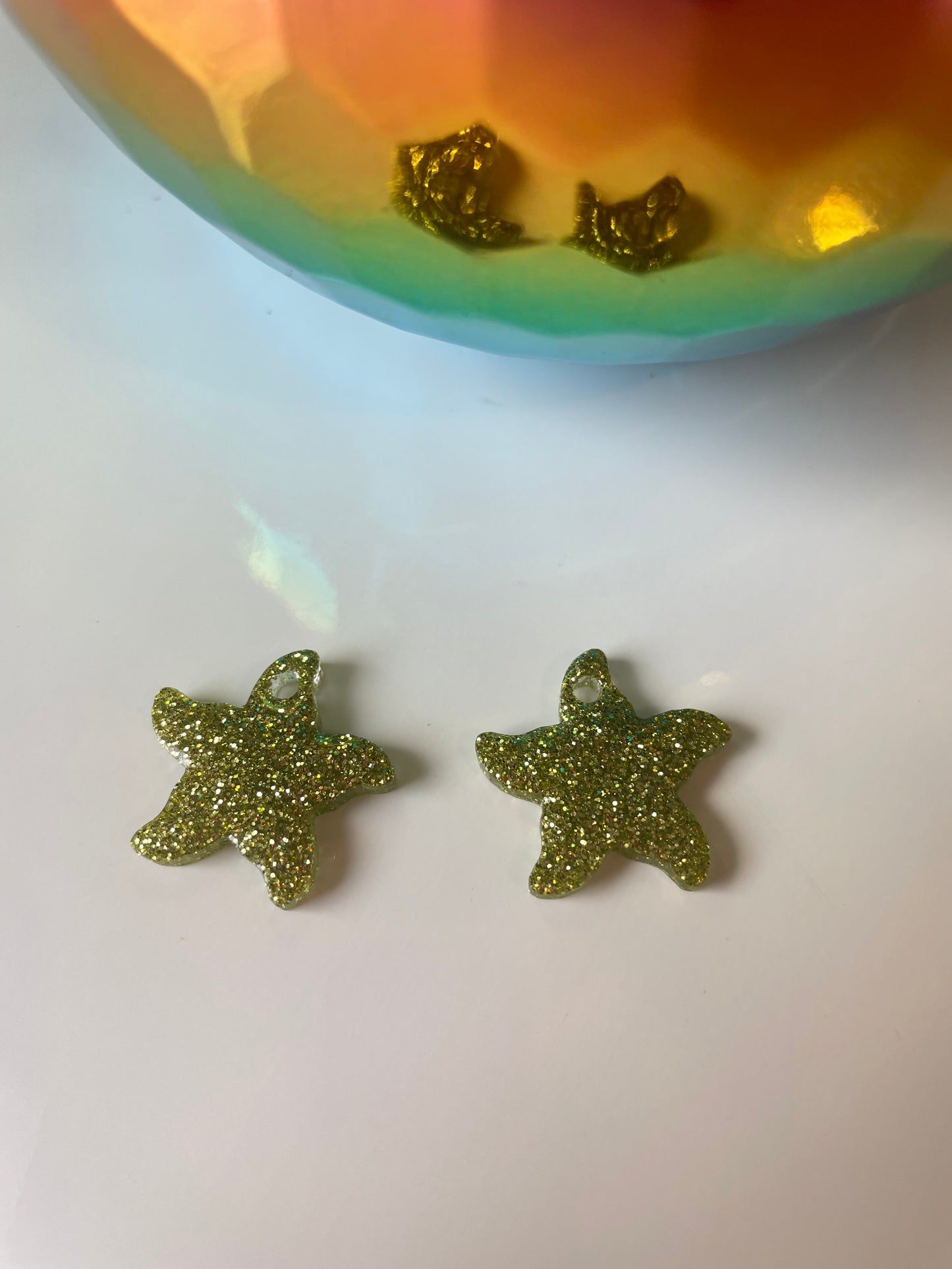 Océane – Créoles Étoile de Mer en Résine Faites Main | Julaè Bijoux
