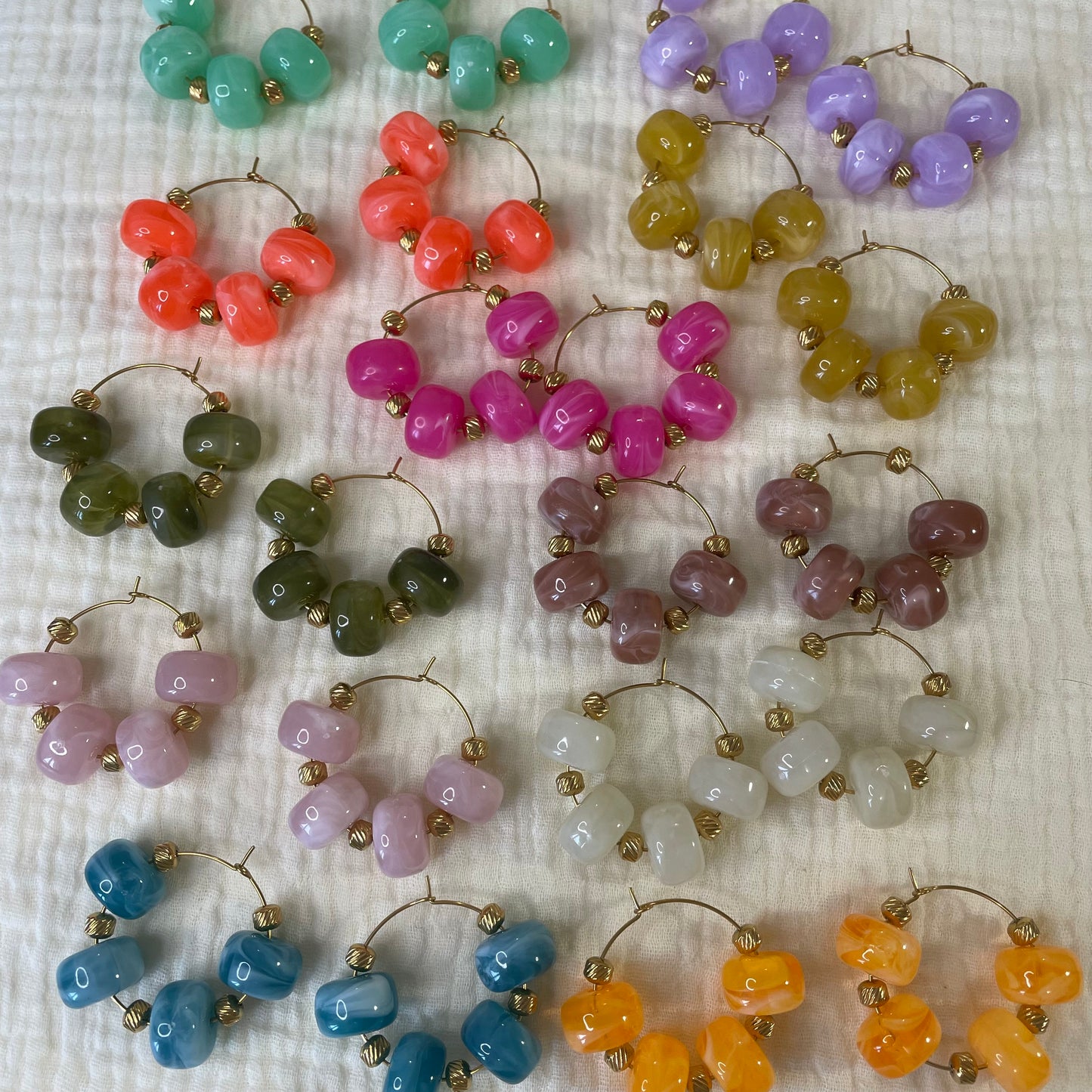 Créoles Paloma + de couleurs