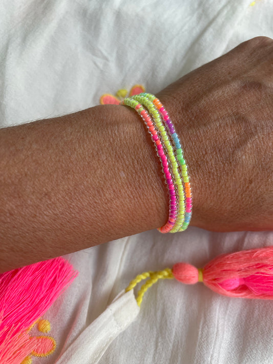 Bracelet trio neon