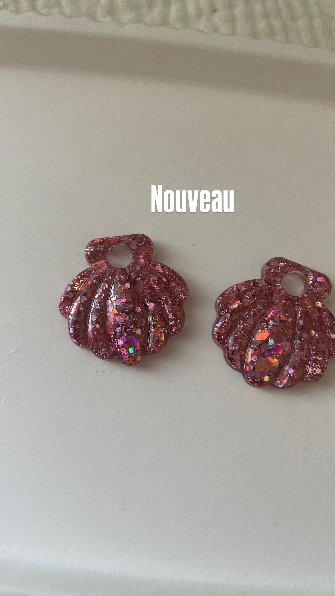Shell – Charms Coquillage en Résine Fait Main Interchangeable