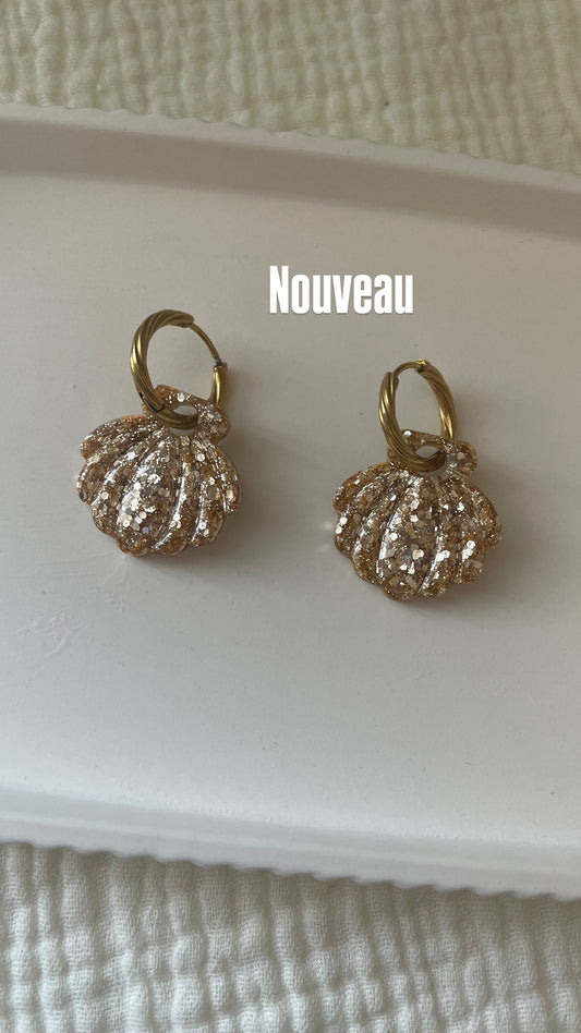 Shell – Charms Coquillage en Résine Fait Main Interchangeable